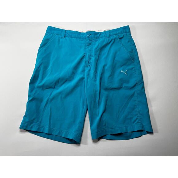 Puma Men's Blue Performance Golf Shorts - Size 34 (35x11) - Picture 1 of 4